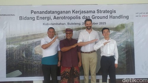 Penandatanganan Memorandum of Understanding (MoU) bersama tiga mitra strategis berskala global, Selasa (28/10/2025).