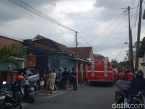 Rumah di Mojayan Klaten Terbakar Akibat Puntung Rokok