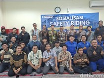 Satlantas Polresta Sidoarjo Edukasi Safety Riding ke Karyawan Industri