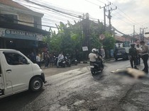Pemotor Asal Sumut Tewas Terlindas Truk di Bypass Soekarno Tabanan