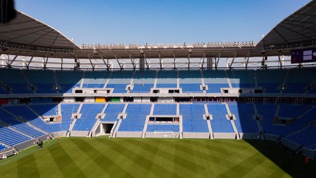 Stadium 974 Stadium 974, salah satu stadion terunik di dunia karena bisa dibongkar pasang.