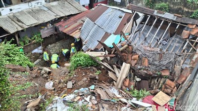 Potret Permukiman Warga Bondongan Bogor Terdampak Tebing Longsor