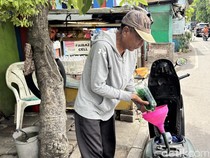 Motor Brebet gegara Pertalite, Warga Surabaya Beralih Isi Bensin Eceran