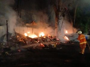 Warung Makan di Jakut Kebakaran: Kakek Sakit Stroke Tewas, Nenek Luka Bakar
