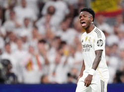 Vinicius ada di urutan selanjutnya. Ia sudah mengemas lima gol musim ini. Foto: NurPhoto via Getty Images/NurPhoto