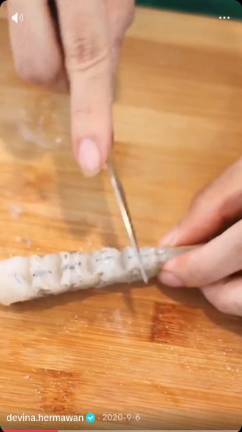 tips memasak ebi tempura ala chef Devina Hermawan