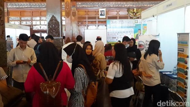 Job fair di Pendapi Balai Kota Solo, Rabu (28/10/2025).