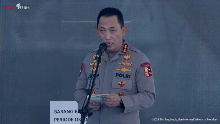 Kapolri Jenderal Listyo Sigit Prabowo (YouTube Setpres) Kapolri Jenderal Listyo Sigit Prabowo (YouTube Setpres)