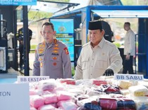 Video: Prabowo Didampingi Kapolri Musnahkan 214 Ton Narkoba Hasil Sitaan Polri