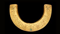 Pameran ini dibagi menjadi 3 bagian yakni Bagian 1: Origins Ikuti jejak emas dari stepa Eurasia menuju China kuno. Dari bangsawan Shang sampai Han, semua pernah jatuh cinta sama kilau emas ini! Foto: Dok. Hong Kong Palace Museum