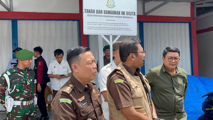 Kios Disita 52 kios di Pasar Panorama Bengkulu disita kejari