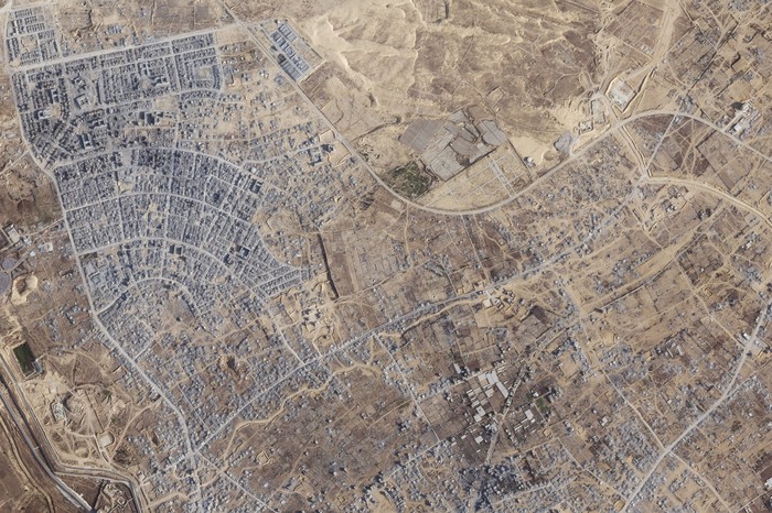 Potret Satelit Ungkap Luasnya Kerusakan di Jalur Gaza: Kota Menjadi Gurun Puing