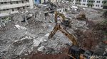 Lima Tower Rusun Marunda Dibongkar Total