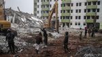 Lima Tower Rusun Marunda Dibongkar Total