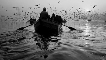 Pemenang kategori Siluet diraih G. Govil. Foto: Mobile Photography Awards