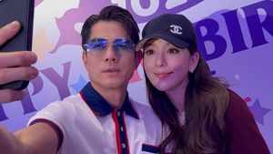 Potret Cantik Istri Aaron Kwok yang Baru Melahirkan di Ultah Suami ke-60