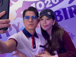 Potret Cantik Istri Aaron Kwok yang Baru Melahirkan di Ultah Suami ke-60