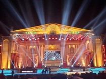 Kemeriahan Hari Santri, Panggung Hiburan Ditonton Ribuan Orang