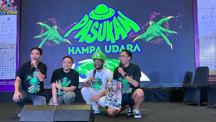 Podcast Ancur Podcast Ancur siap meluncurkan proyek animasi Pasukan Hampa Udara bekerja sama dengan VISI8.