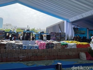 Polri Akan Musnahkan 214 Ton Barang Bukti Narkoba, Ini Penampakannya