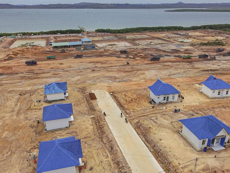 Potret Kampung Nelayan Modern Mulai Dibangun di Pesisir Rempang