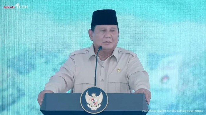 Presiden Prabowo Subianto (Dok YouTube Setpres). Presiden Prabowo Subianto (Dok YouTube Setpres).