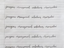 Disdik Kalteng Wajibkan Anak SMA Latihan Menulis Indah Tiap Rabu