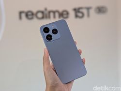Wujud Realme 15T yang Stylish dengan Baterai 7.000 mAh