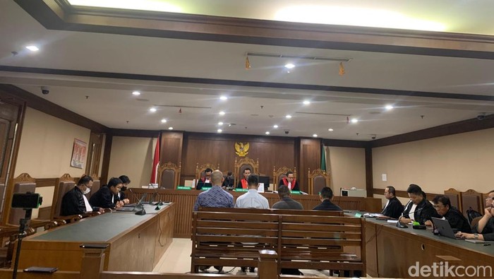 Sidang vonis kasus impor gula (Mulia/detikcom). Sidang vonis kasus impor gula (Mulia/detikcom).