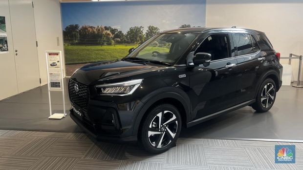 Daihatsu Rocky e-Smart Hybrid. (CNBC Indonesia/Ferry Sandi)
