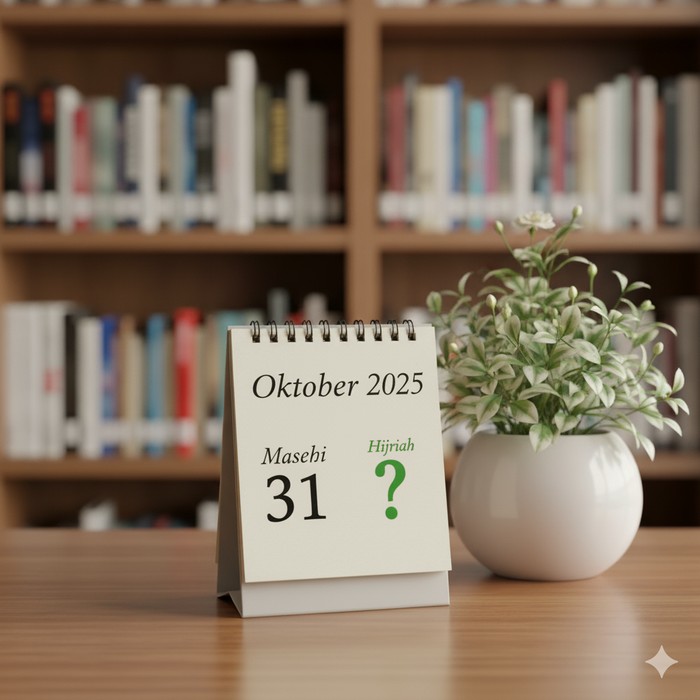Ilustrasi kalender 31 Oktober 2025