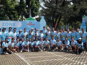 Le Minerale Latih Puluhan Pelari dan Sukses Virgin Full Marathon di JRF 2025