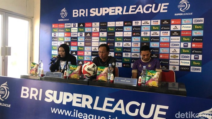 Jumpa pers Persik Kediri di Stadion Sultan Agung, Bantul, Kamis (30/10/2025). Jumpa pers Persik Kediri di Stadion Sultan Agung, Bantul, Kamis (30/10/2025).