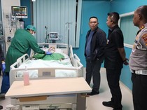 Pejabat Polda Sumut Jenguk Wanita Ditabrak 3 Oknum Polisi Diduga Mabuk di Medan