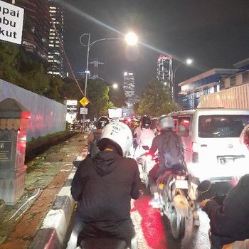 Macet di Jakarta malam ini, Kamis (30/10/2025) Macet di Jakarta malam ini, Kamis (30/10/2025)