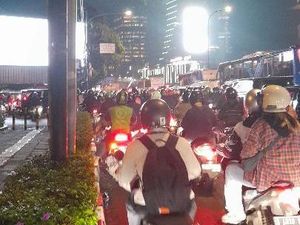 Pemotor Cerita Jarak Tempuh GBK-Halim 2 Jam Malam Ini: Macetnya Luar Biasa