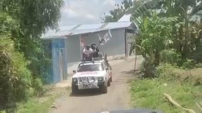 Massa konvoi Massa konvoi ke wilayah Pati, Kamis (30/10/2025).