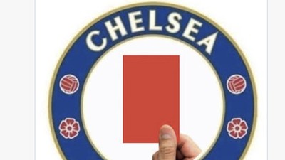Meme Chelsea Hobi Banget Koleksi Kartu Merah