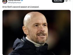 Liverpool Kalah Terus, Arne Slot Diledek Netizen