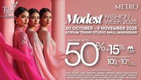 Kolaborasi Intresse x Sandiaga Uno di METRO Modest Fashion Week 2025