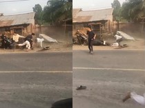 Heboh Remaja Dibacok Kawanan Geng Motor Bersajam di Jalinsum Jambi