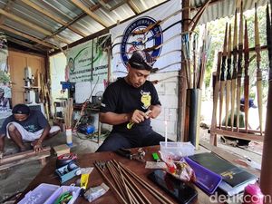 Geliat Perajin Jemparingan di Kulon Progo hingga Produk Tembus Eropa