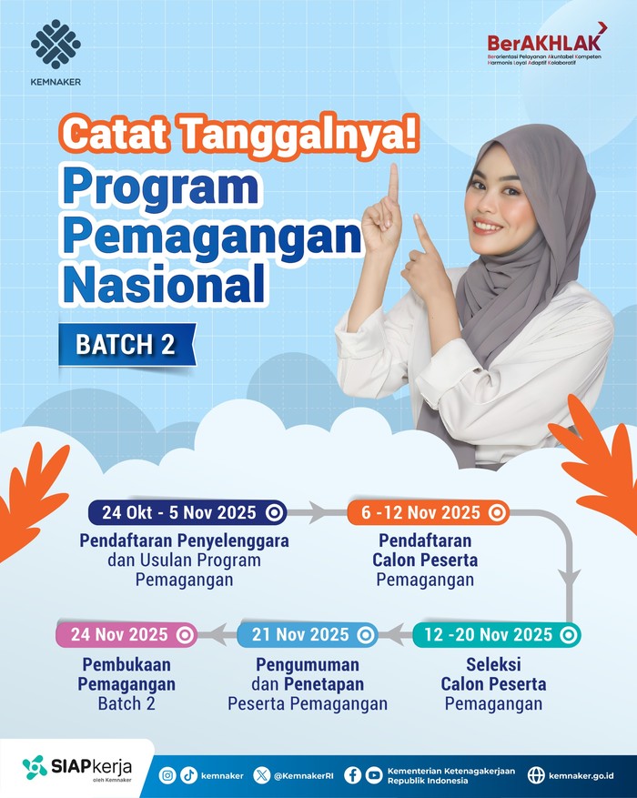Program magang nasional dari pemerintah.