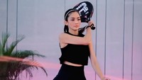 Ririn Dwi Ariyanti terlihat main padel di kawasan Kelapa Gading, Jakarta Utara, kemarin. (Foto: dok Instagram ririndwiariyanti)