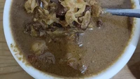 Warung Tongseng Pak Tolip di Kemanggisan, Jakarta Barat dikenal dengan kuahnya yang kental dan medhok. Rasanya gurih dan sedikit manis dengan isian daging yang royal. Harganya Rp 50.000. Foto: Google Review/Alvin Tanjung Warung Tongseng Pak Tolip di Kemanggisan, Jakarta Barat dikenal dengan kuahnya yang kental dan medhok. Rasanya gurih dan sedikit manis dengan isian daging yang royal. Harganya Rp 50.000. Foto: Google Review/Alvin Tanjung