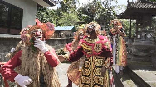 Tradisi Barong Nong Nong Kling di Dusun Suwelagiri Desa Aan, Kecamatan Banjarangkan, Klungkung. (Istimewa)