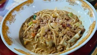 Konon jadi langganan mendiang presiden Soeharto, Bakmi Jawa Pak Geno suda ada sejak 1952. Lokasinya di Jalan Mangkuyudan, Mantrijeron dengan harga menu sekitar Rp 20 ribuan. Ada pilihan mie godog, mie goreng, dan magelangan. Foto: Narendra Sita