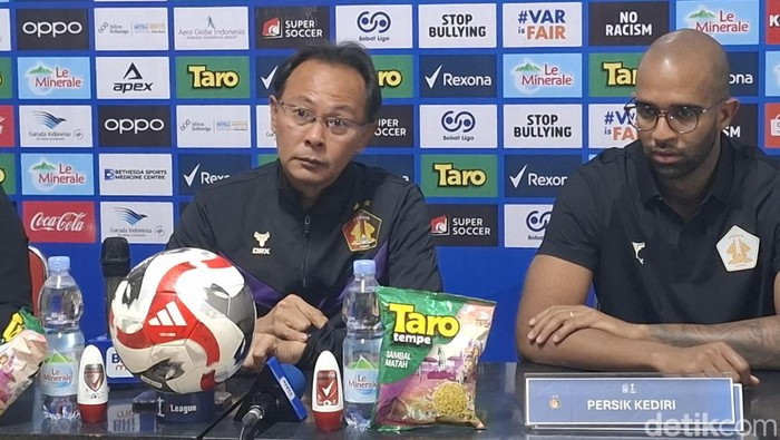 Jumpa pers Persik Kediri di Stadion Sultan Agung, Bantul, Jumat (31/10/2025). Serly Putri Jumbadi/detikJogja Jumpa pers Persik Kediri di Stadion Sultan Agung, Bantul, Jumat (31/10/2025). Serly Putri Jumbadi/detikJogja