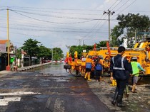Rel KA Perlintasan Kaligawe Ditinggikan Imbas Banjir Semarang