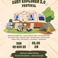 Yuk Siap-siap ke Auby Explorer Festival 3.0, Ada 8 Zona Seru Menanti!
